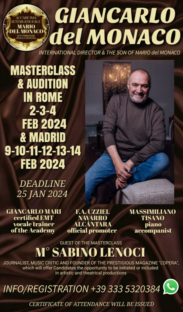 & audition in Roma 2