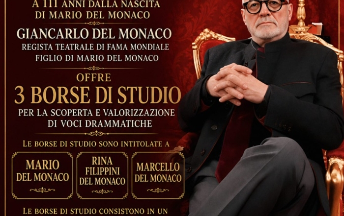 Premio Mario Del Monaco 2026 Audizioni on line